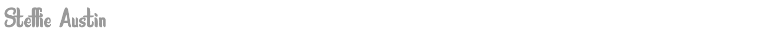 Steffie Austin font preview